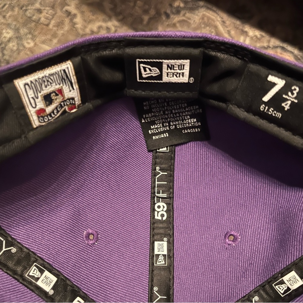 NWT New Era 59fifty Cap. Size 7 3/4 Arizona Diamondbacks 2001 world champions - Picture 4 of 9